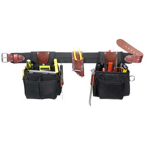 OCCIDENTAL 9525 MD BLACK NYLON THE FINISHER TOOL BELT SET
